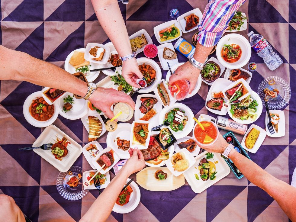 Chefs for Farmers food spread