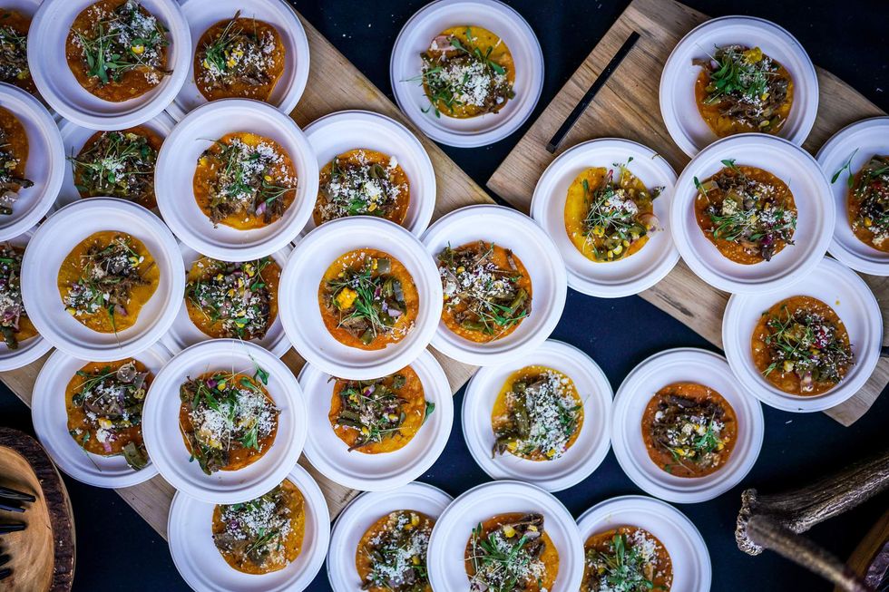 Chefs for Farmers food spread