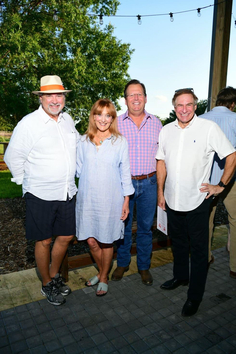 Chefs in the Field Hope Farms Summer 2019 Bob Cavnar, Gracie Cavnar, Bryan Christ, Mike Parmet