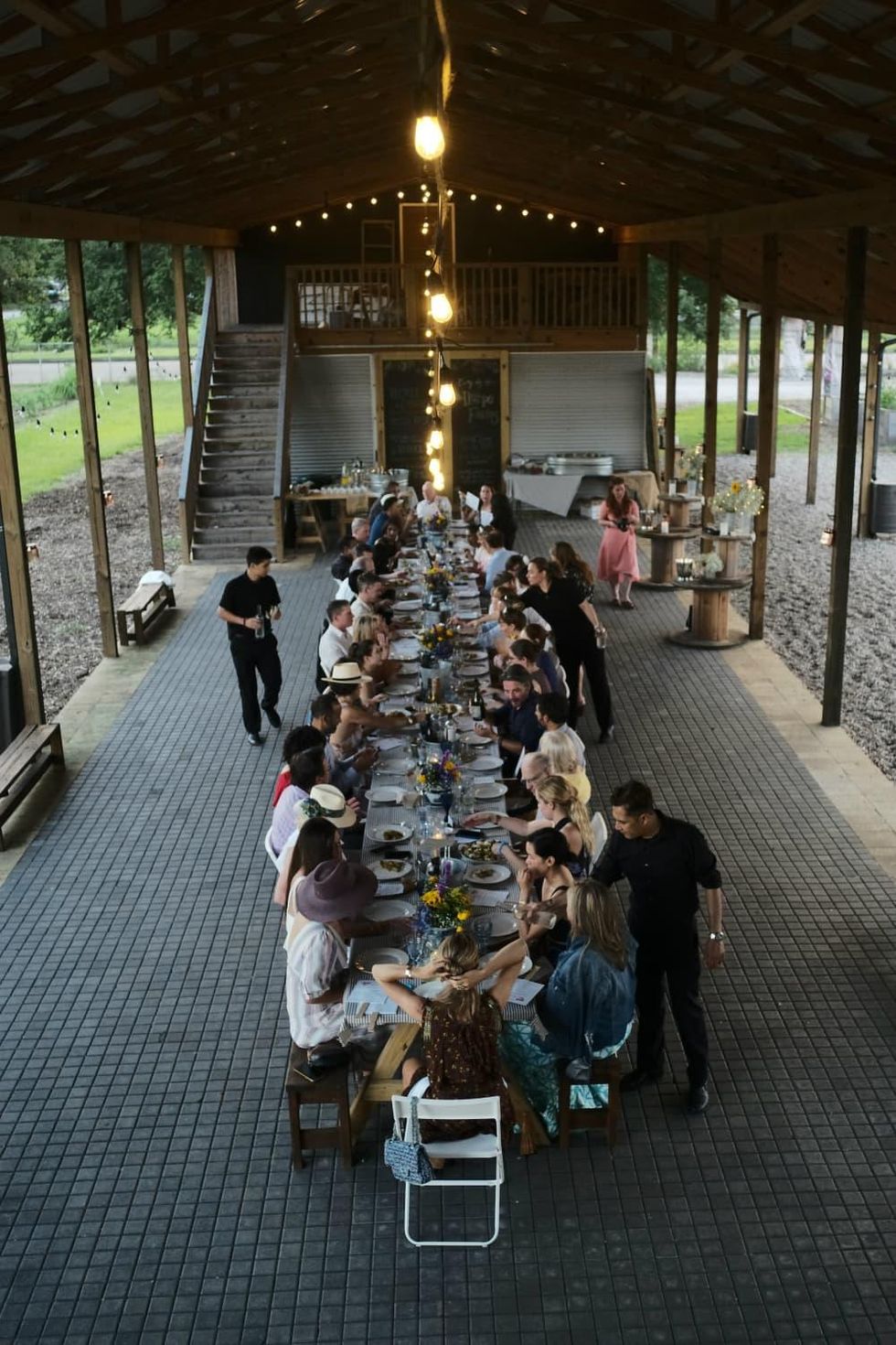Chefs in the Field Hope Farms Summer 2019 table shot
