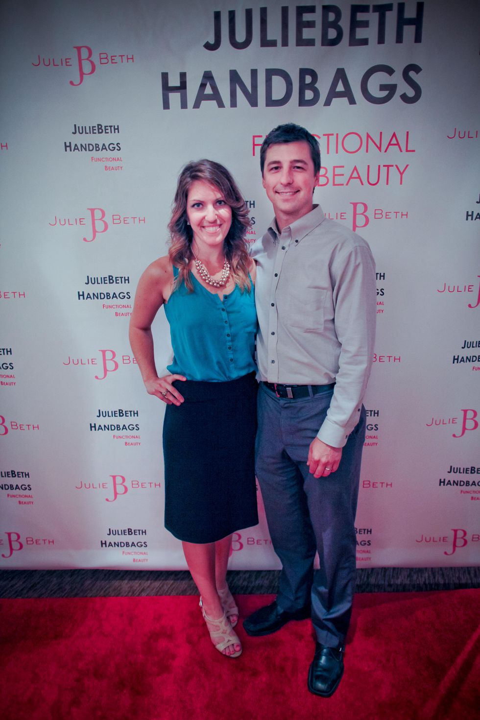 Chelsea and Mith Rothe at JulieBeth handbag show at Americas