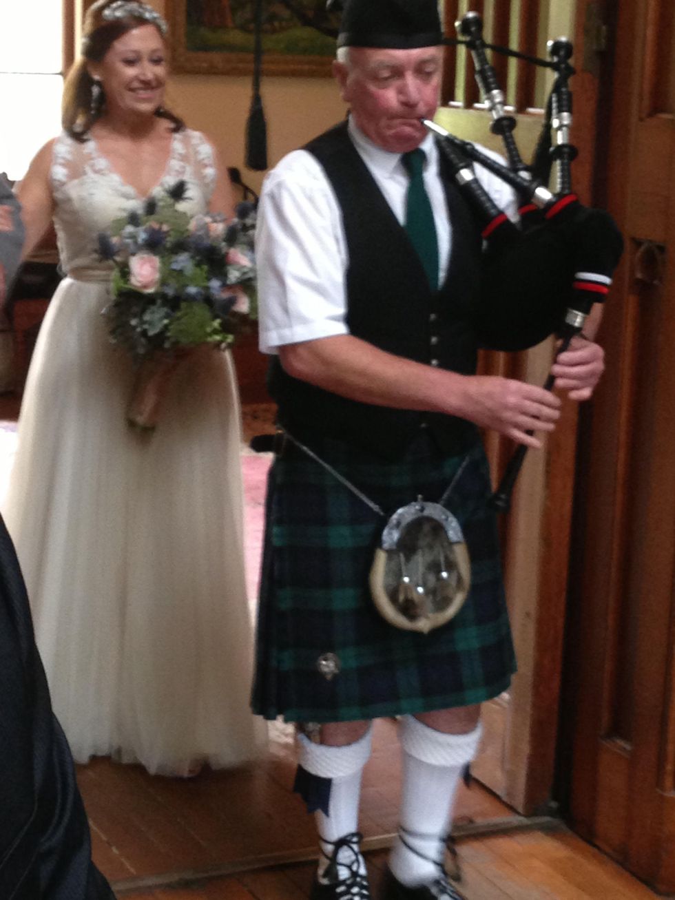 Cherri Carbonara and Tom McGhie wedding August 2013 Blairquhan Castle in Scotland