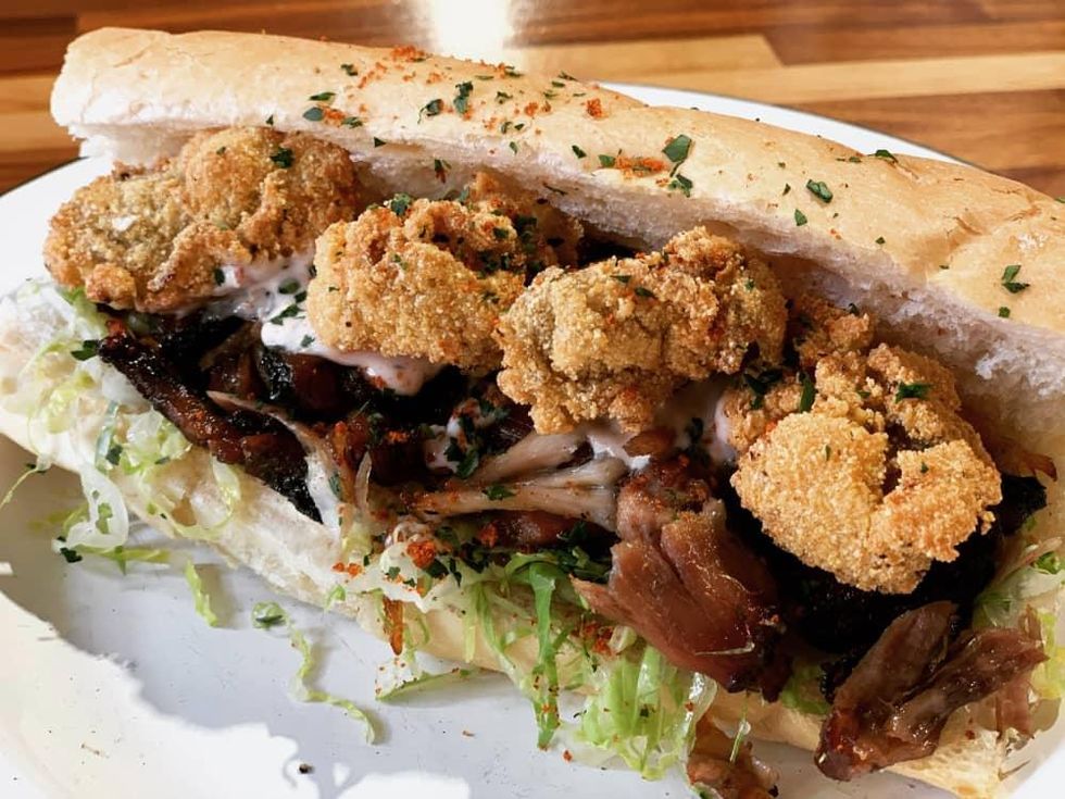 Cherry Block Cochon de lait po boy