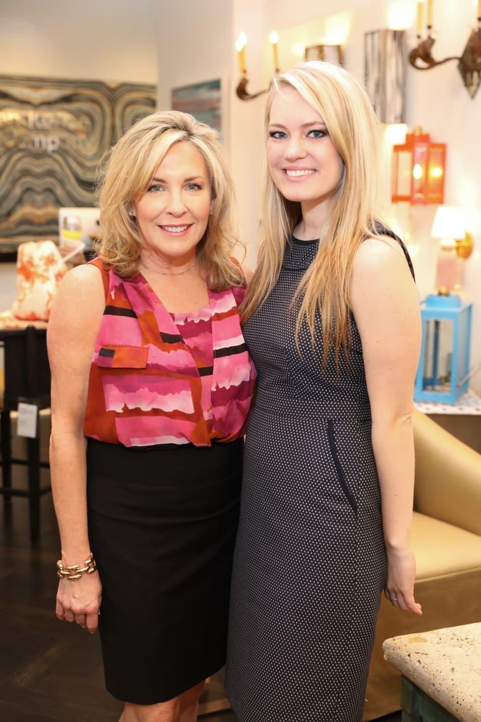 Cheryl Baker, Kari Nelson at Decorative Center Spring Market