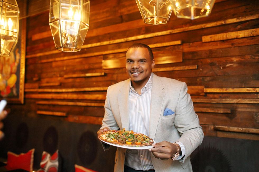 Chester Pitts at Ruggles Black Grand Opening October 2014