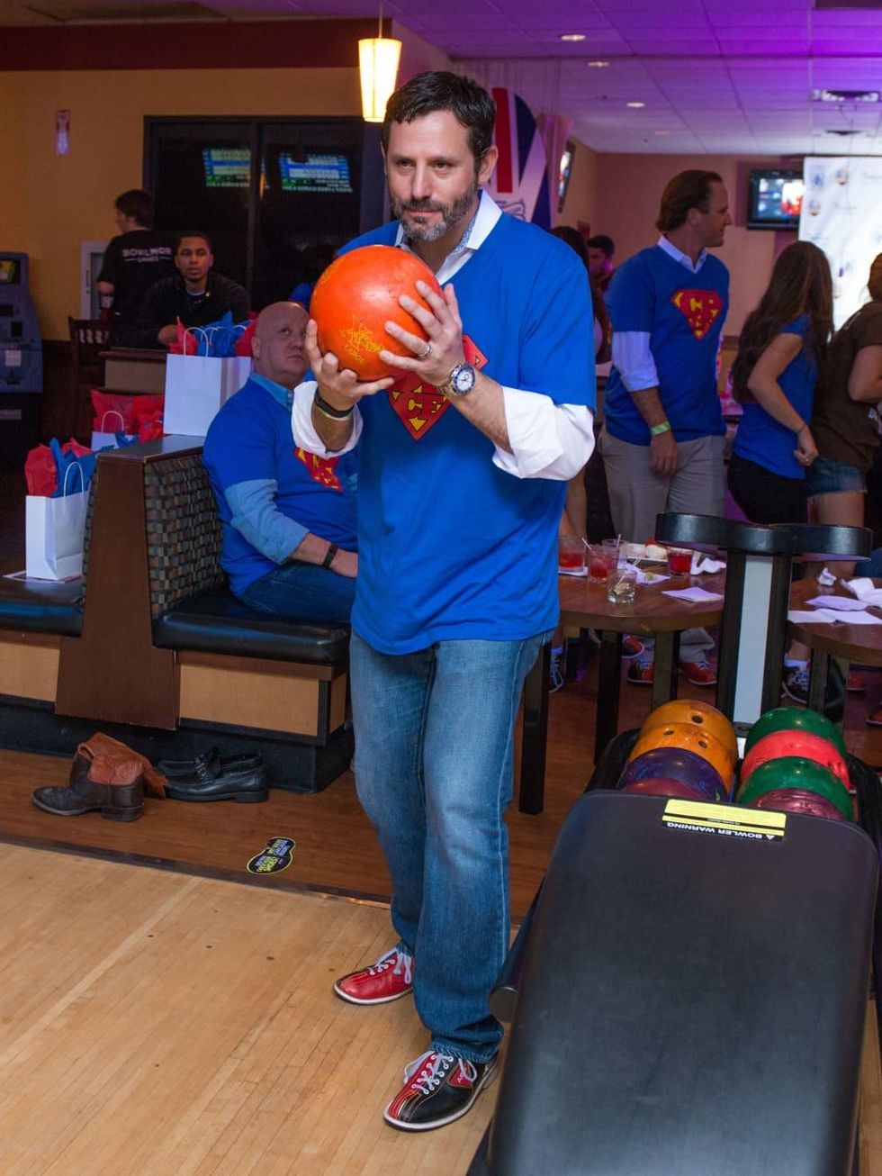 Chester Pitts bowling event Brad Marks