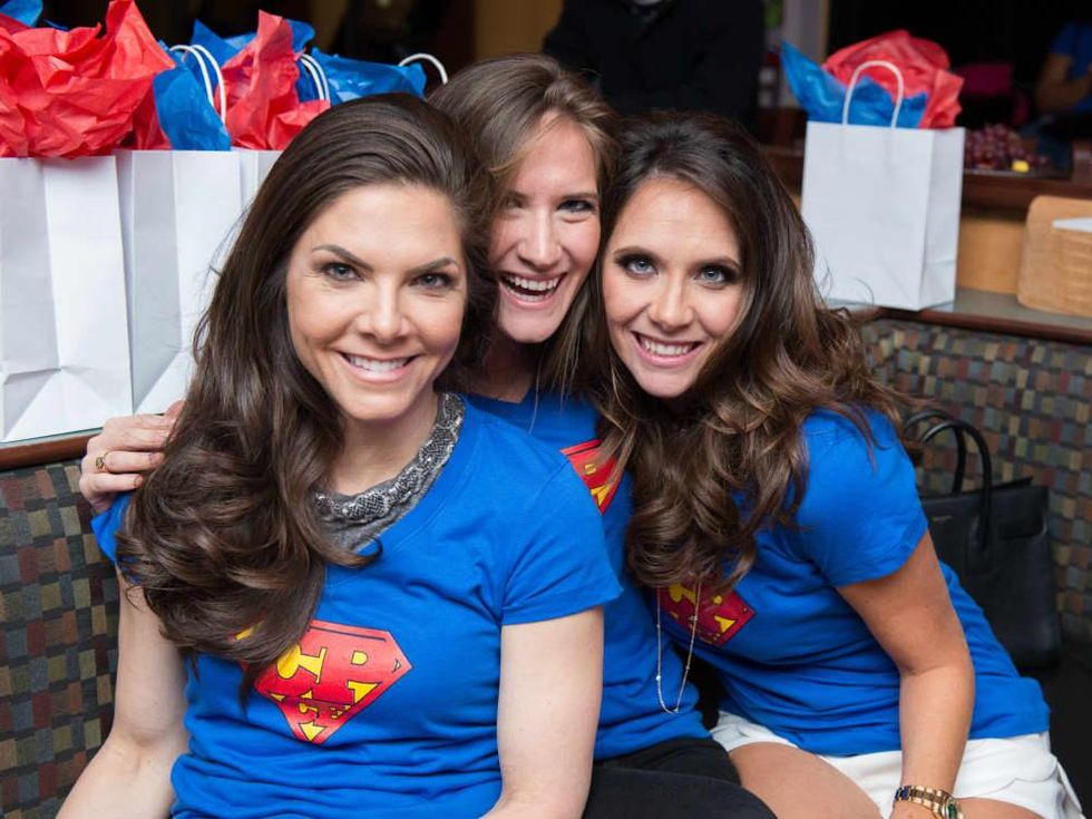 Chester Pitts bowling event Monica Blaisdell, Rebekah Hartland, Joanna Marks
