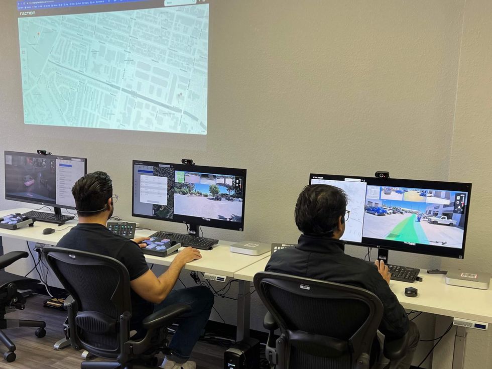 Chick-Fil A Faction driveless delivery