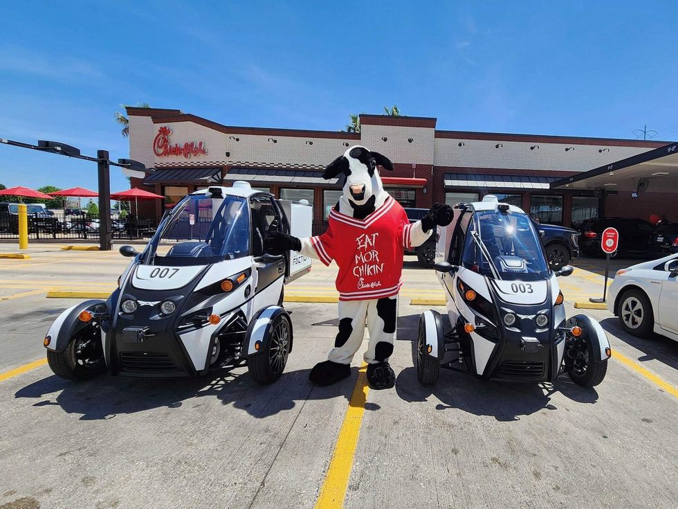 Chick-fil-A Faction driveless delivery