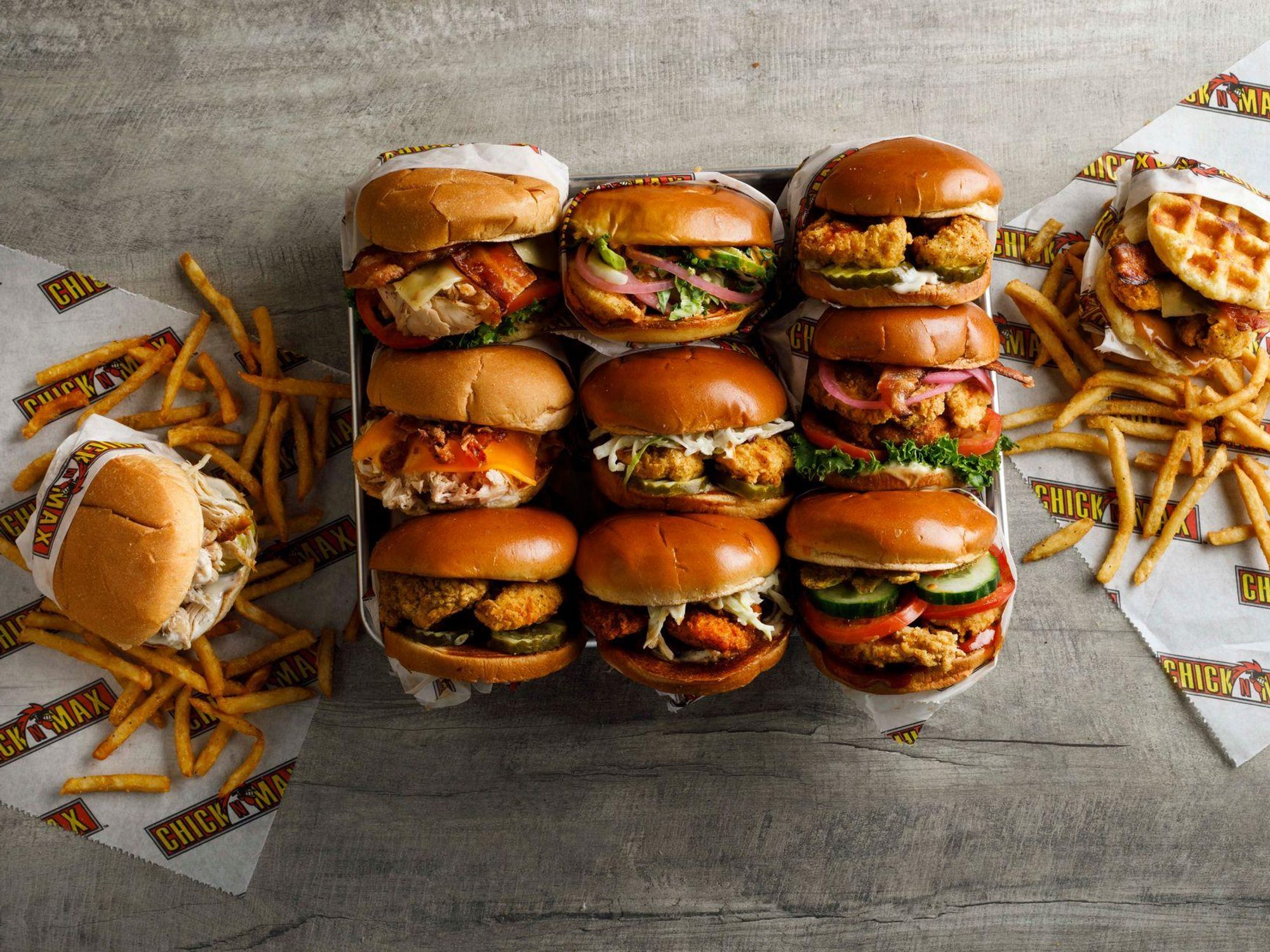 Chick N Max chicken sandwiches