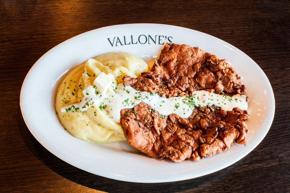 Chicken fried steak at Vallone's