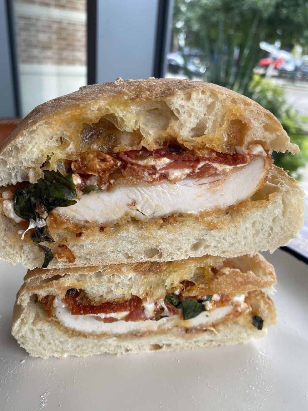 Chicken parm sandwich Ben McPherson