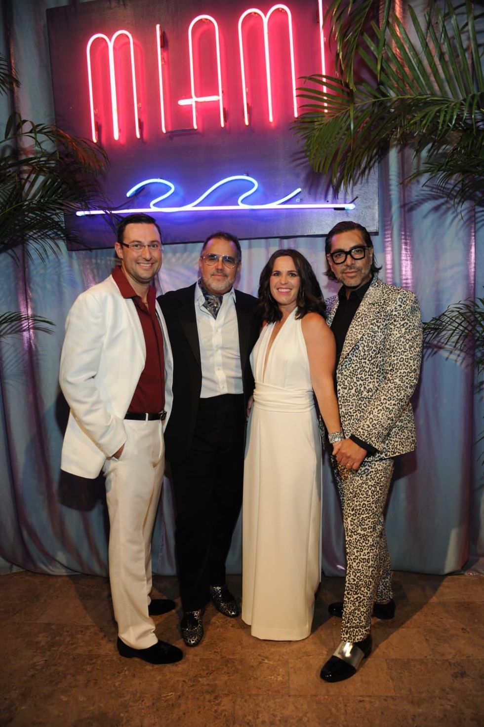Children's Museum Gala Co-Chair Matthew LaFauci, Todd Fiscus, Gala Co-Chair Molly LaFauci and Ceron