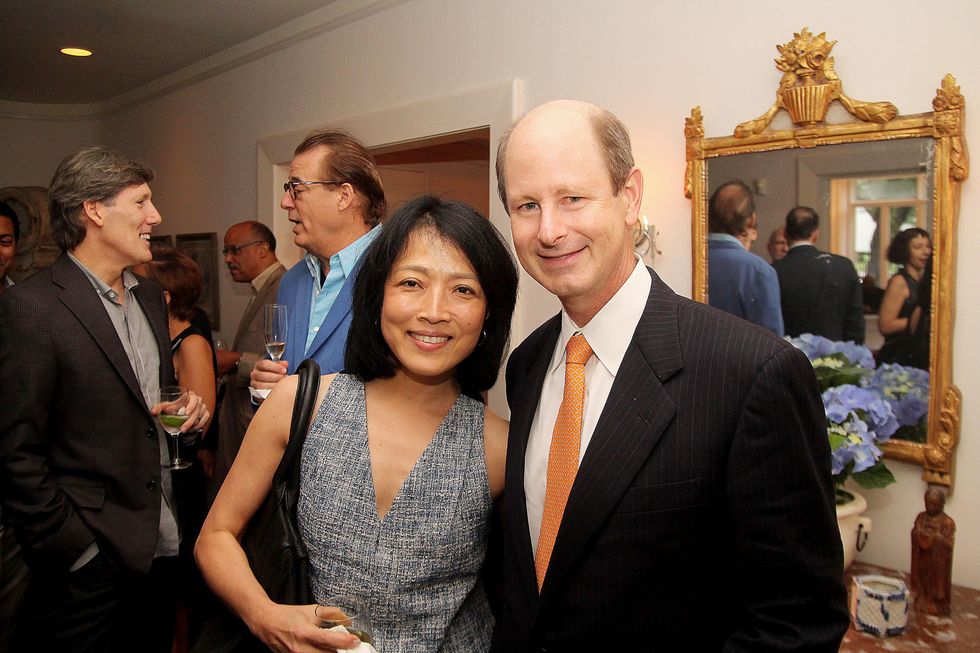 Chinhui and Eddie Allen at the Da Camera Jason Moran launch party September 2014