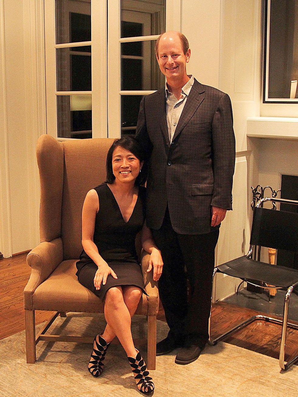 Chinhui and Eddie Allen at the Da Camera Opening Night party October 2013