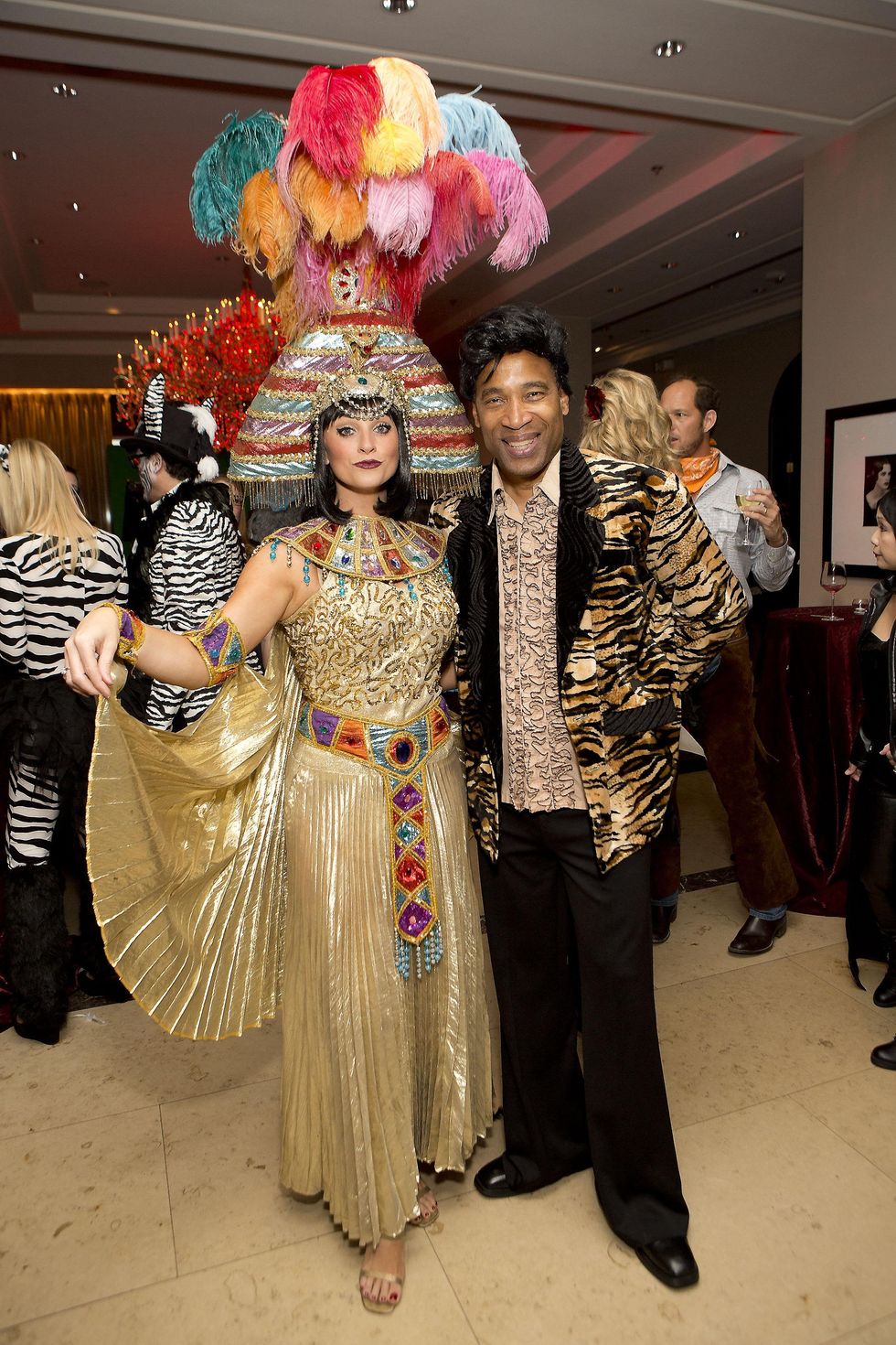 Chita Johnson and Len Cannon at The Bash A Halloween Happening October 2014