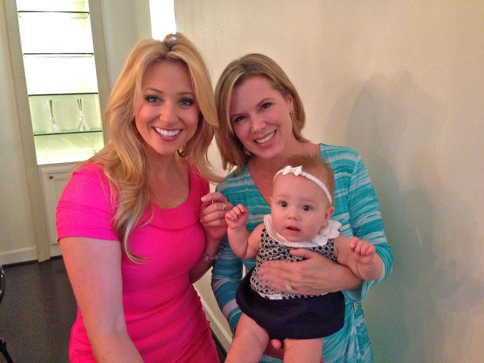 Chita Johnson, left, and Casey Curry with Winnie Hahn at the Bridal Brunch September 2014
