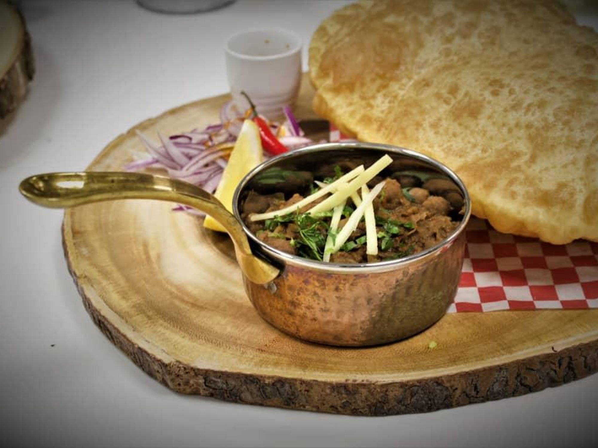 Chole te paneer Verandah Progressive Indian Restaurant