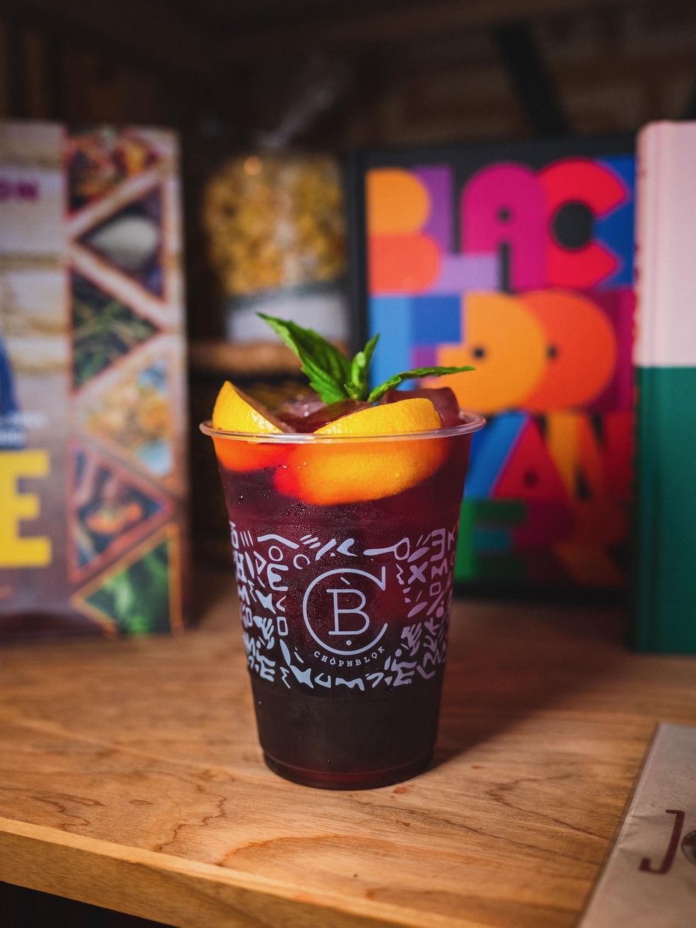 Chopnblok restaurant oga palmer drink