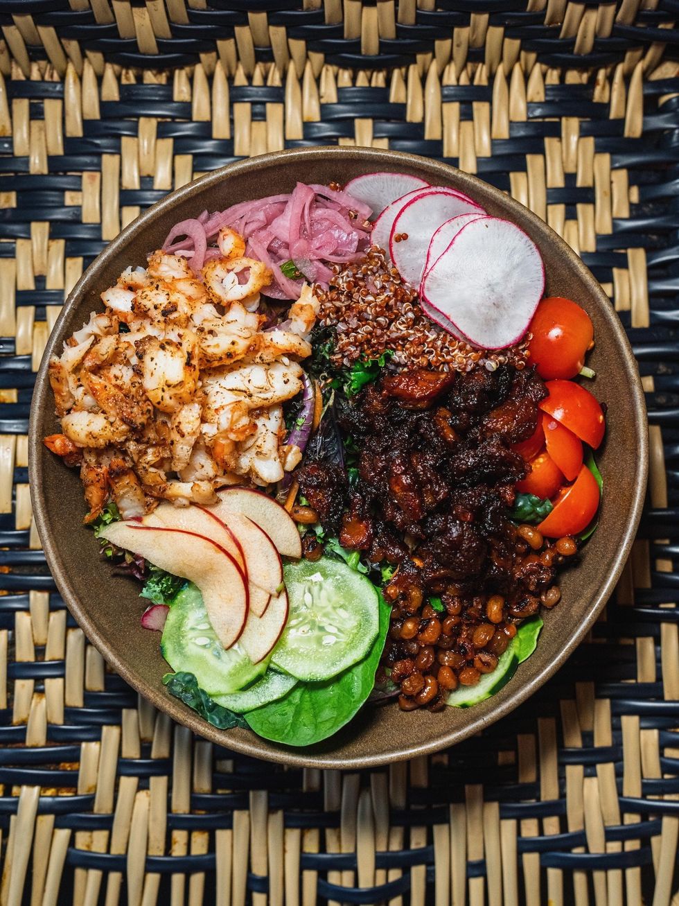 Chopnblok restaurant salad