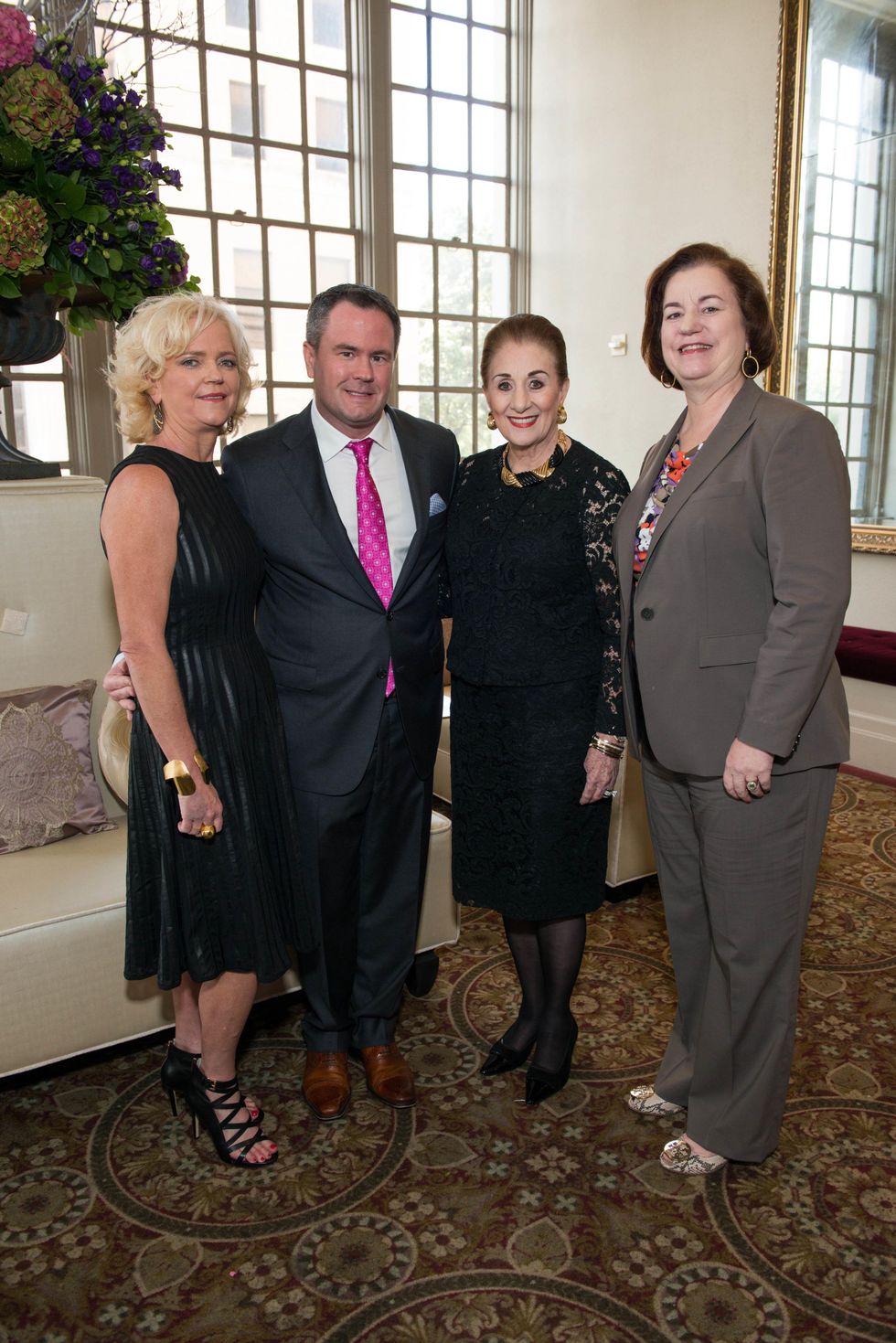 Chree Boydstun, from left, Bryan Hvalinka, Martha Turner and Katy Caldwell at the Legacy Luncheon September 2014
