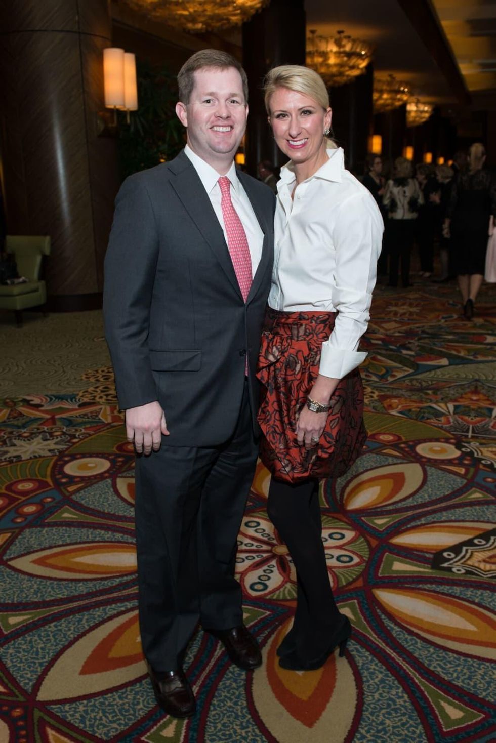 Chris and Allison Wallace at MD Anderson Legends dinner