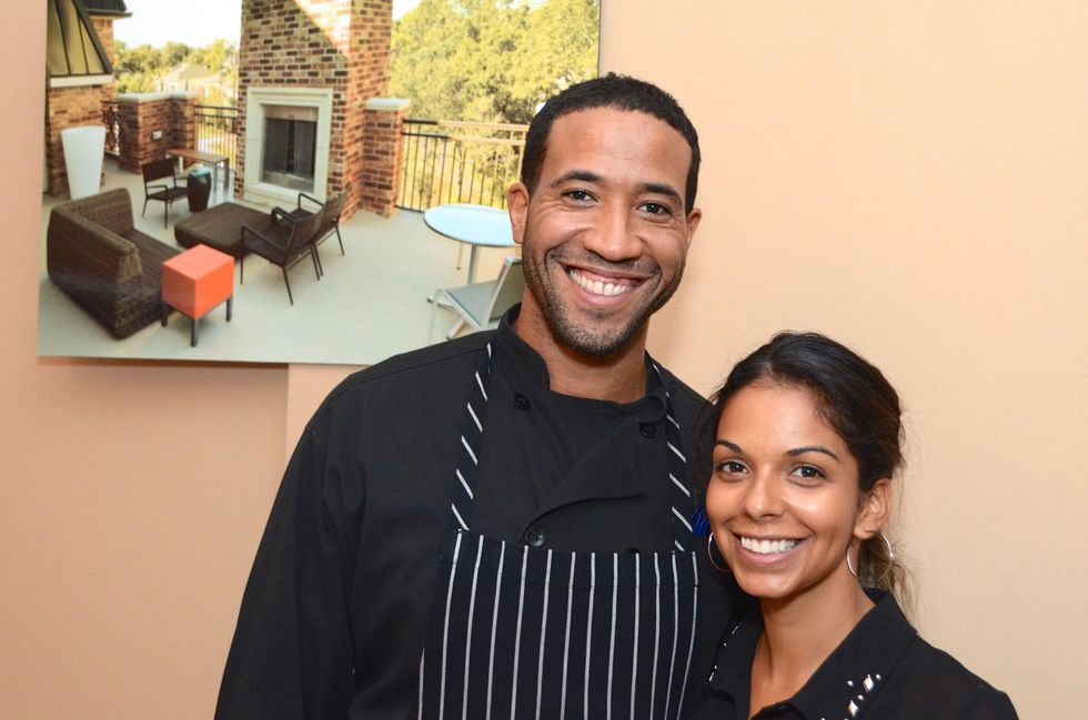 Chris and Crystal Williams at the Butler Brothers party November 2014