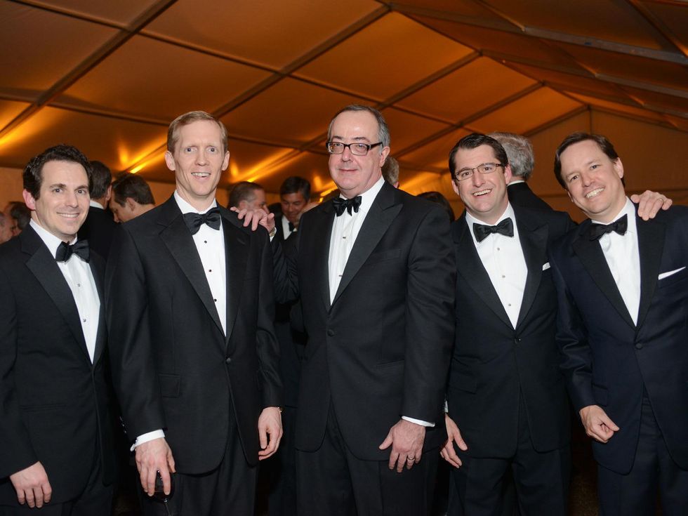 Chris Bradshaw, from left, Tull Florey, Paul Landen,Grant Fortney and Paul Perea at Men of Menil March 2014