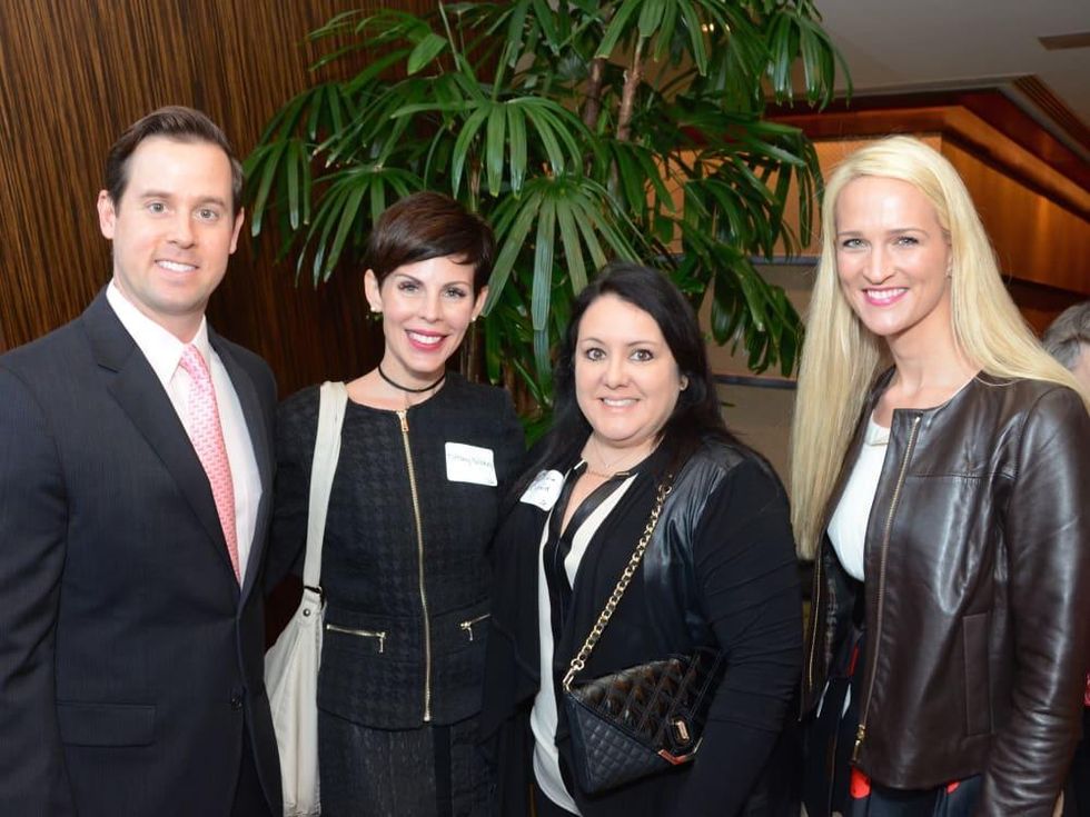 Chris Brown and guests at Planned Parenthood luncheon