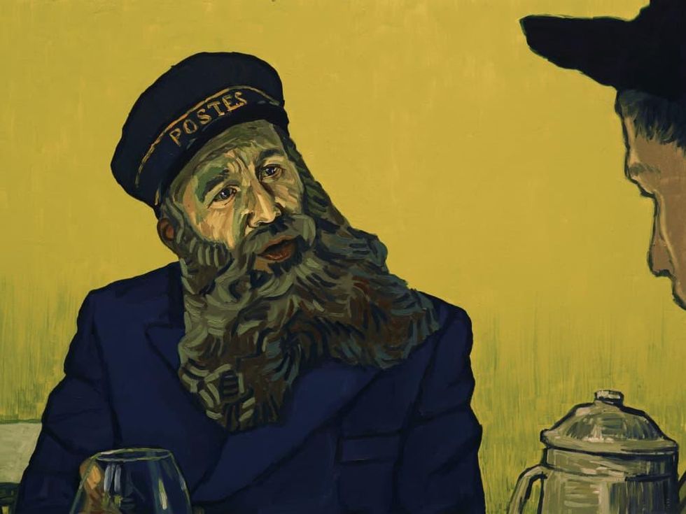 Chris O'Dowd as Postman Roulin in Loving Vincent