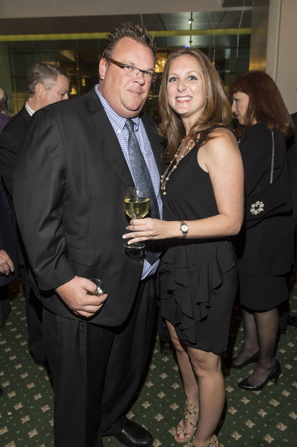 Chris Shepherd and Lindsey Brown at the Houston Ballet Jubilee of Dance Onstage Dinner December 2014