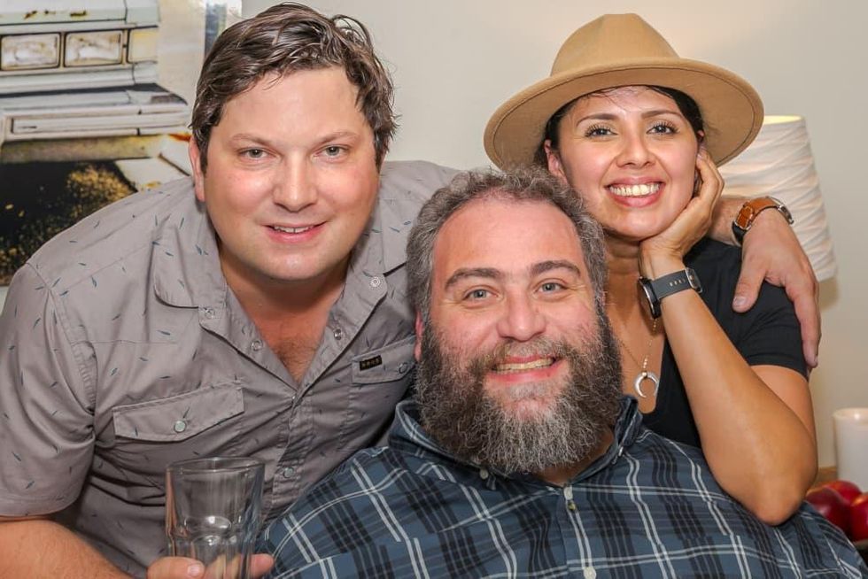 Chris Shepherd cookbook party Tyler Horne Eric Sandler Linda Salinas