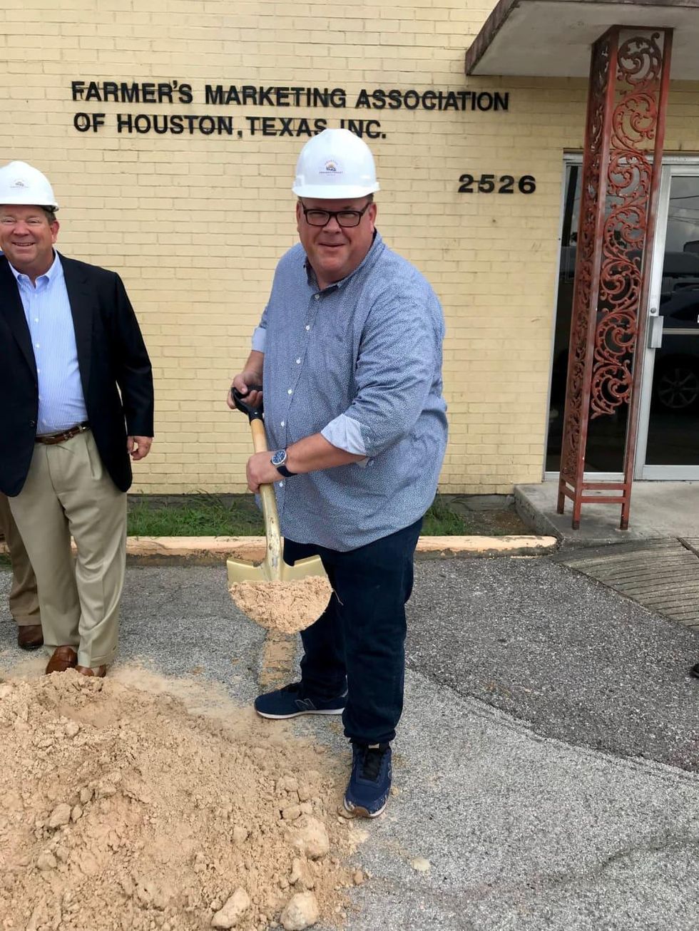 Chris Shepherd Houston Farmers Market groundbreaking