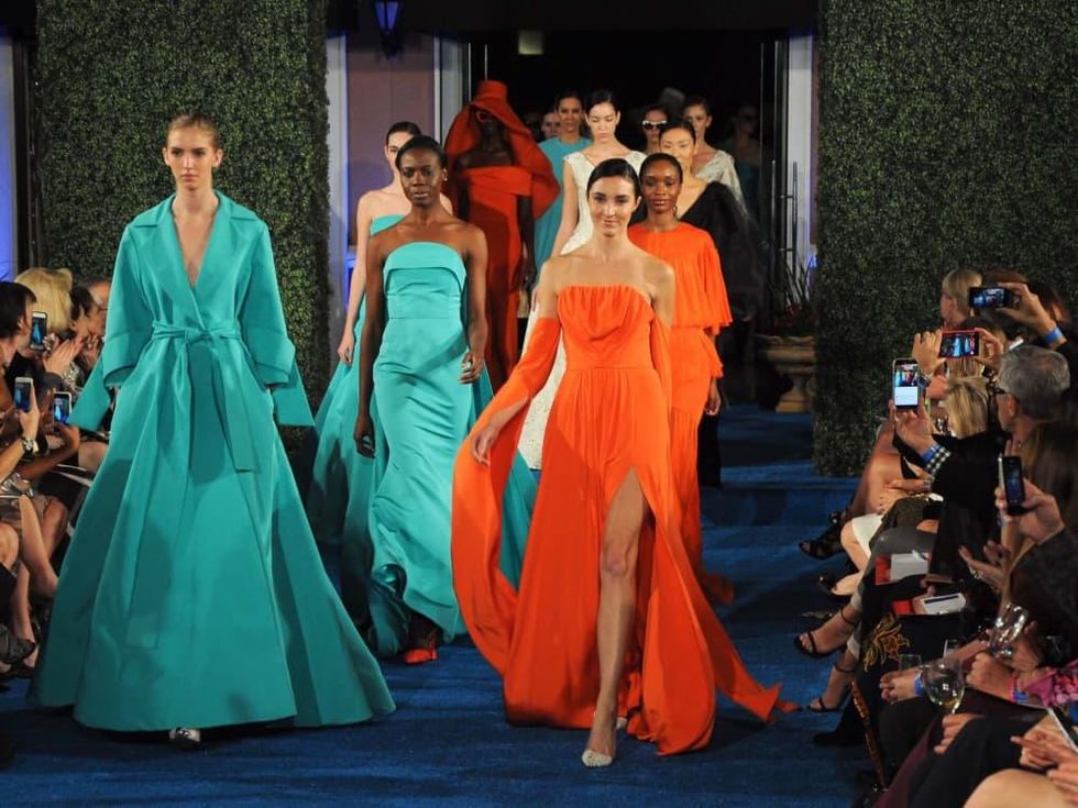 Christian Siriano runway show at Elizabeth Anthony