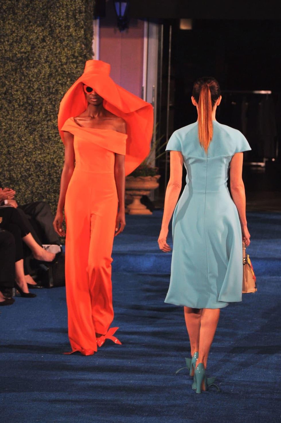 Christian Siriano runway show at Elizabeth Anthony