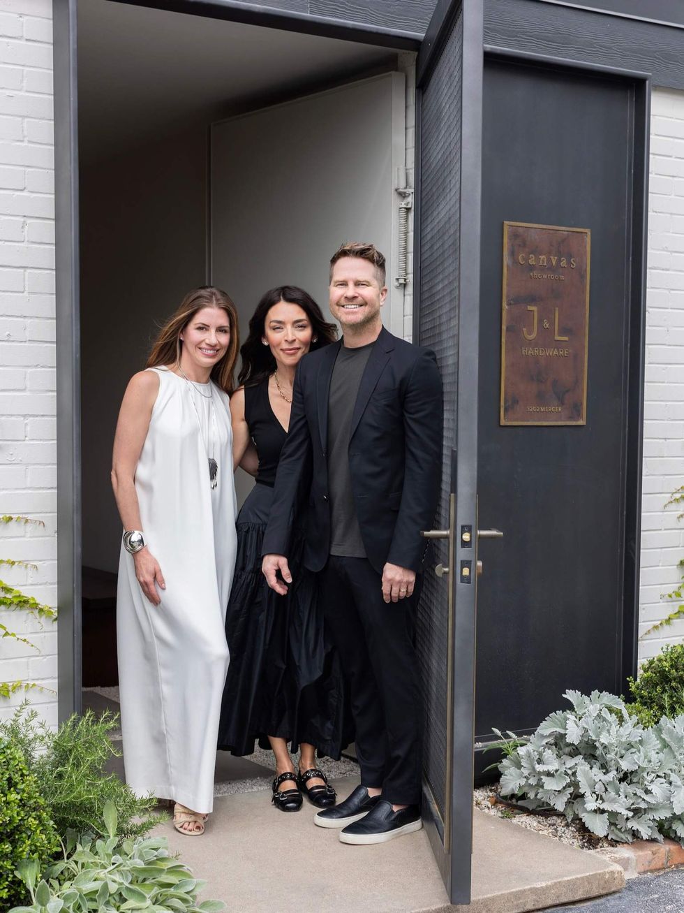 Christina Cole of Canvas Showroom, Nay Rygs and Josh Rygs of J&L Hardware