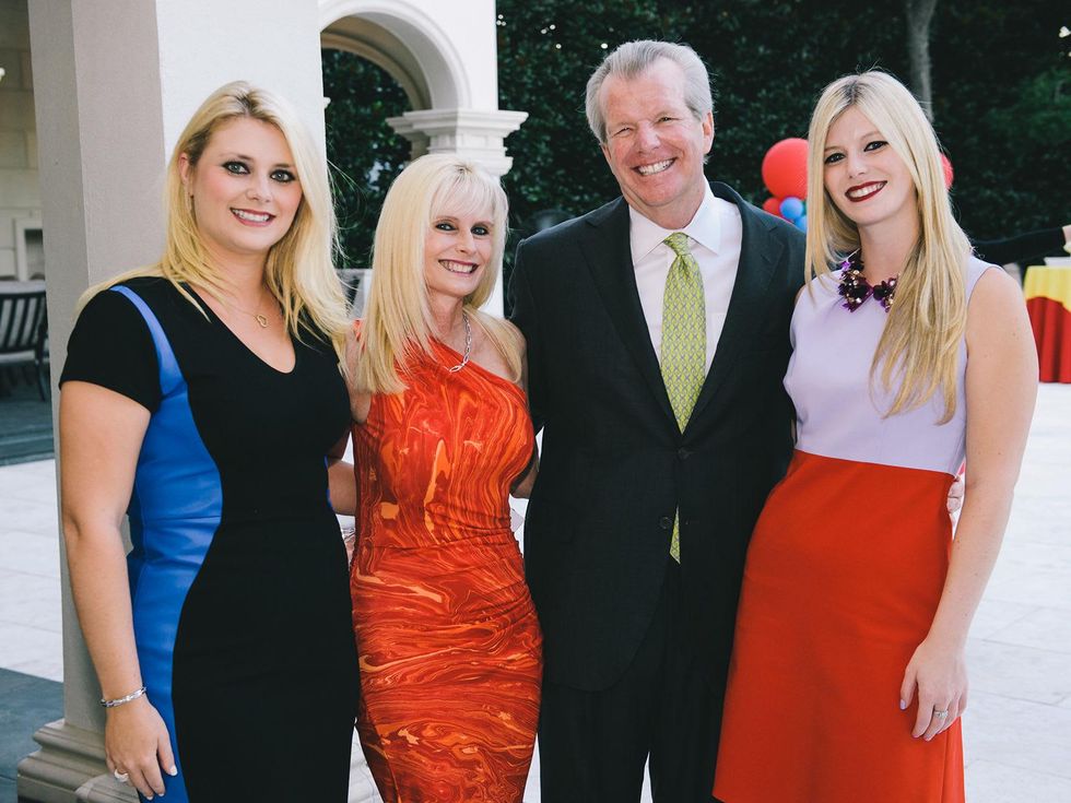 Christine Falgout, from left, Jo Lynn Falgout and Gregg and Kimberly Falgout at The Memorial Hermann at the Under the Boardwalk kickoff party