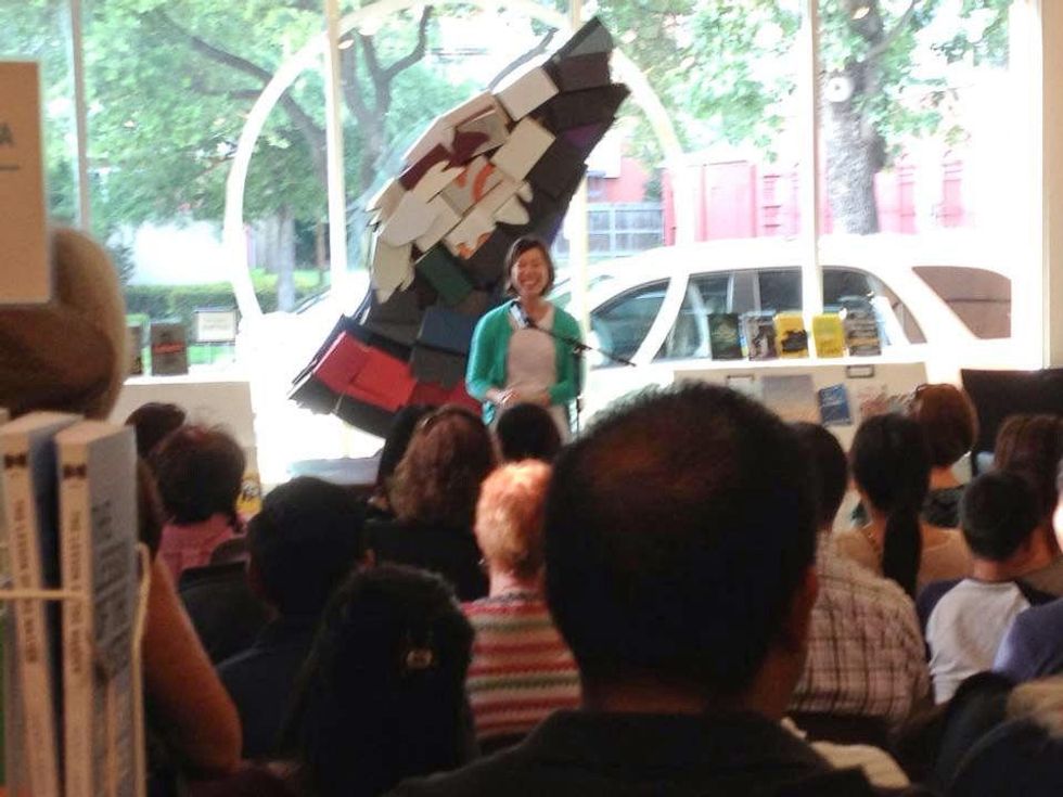 Christine Ha at Brazos Bookstore Houston June 2013 RUN FLAT