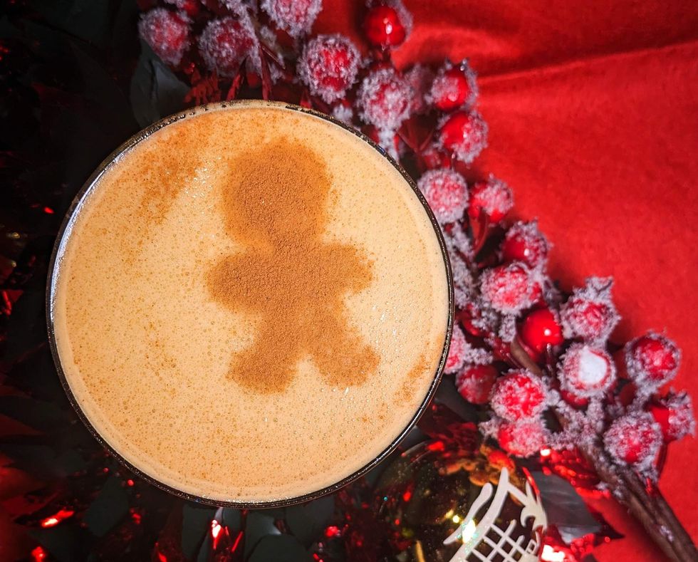 Christmas cocktail at Finn Hall