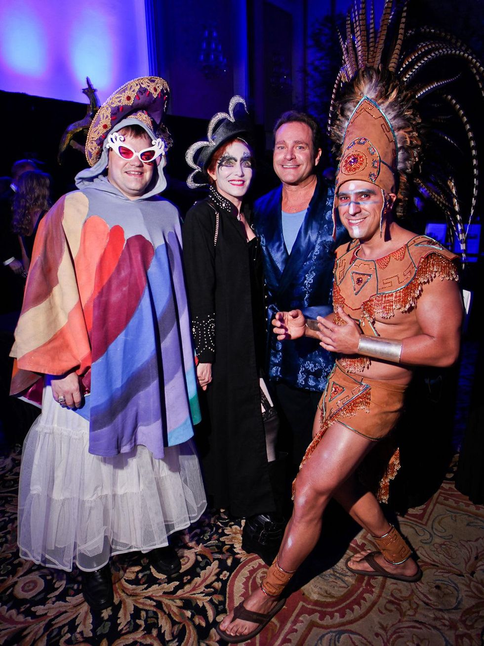 Christopher Hughes, Curry Glassell, Don Mafrige Jr. and Fabian Suarez at DREAMSCAPE The Orange Show's 32nd Annual Gala November 2013