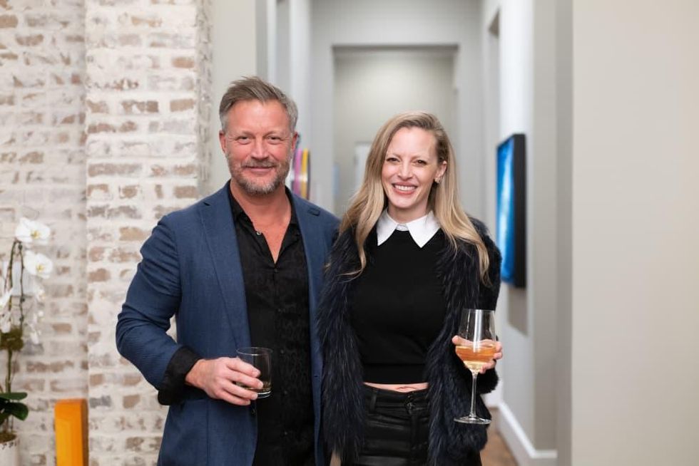 Christopher Martin Gallery Houston opening Christopher Martin Heather Williams