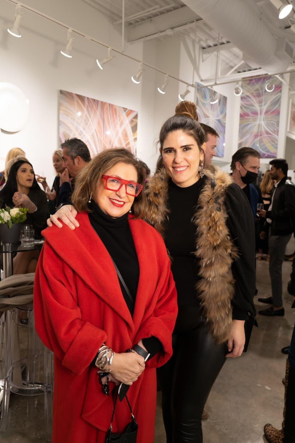 Christopher Martin Gallery Houston opening Roz Pactor Crystin Pactor