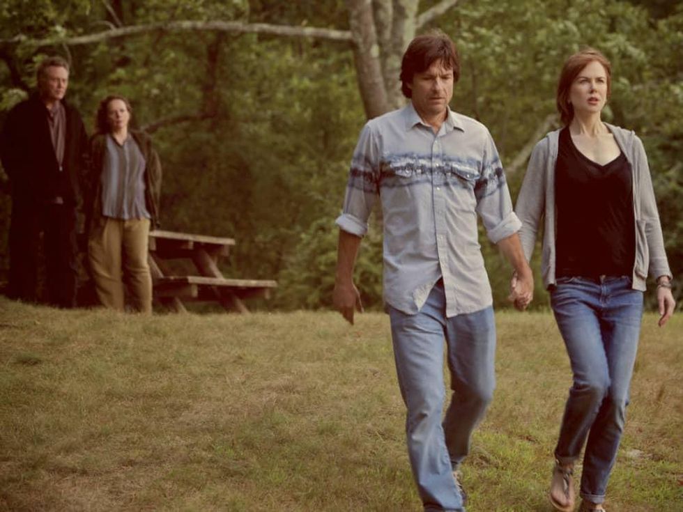 Christopher Walken, Maryann Plunkett, Jason Bateman, and Nicole Kidman in The Family Fang