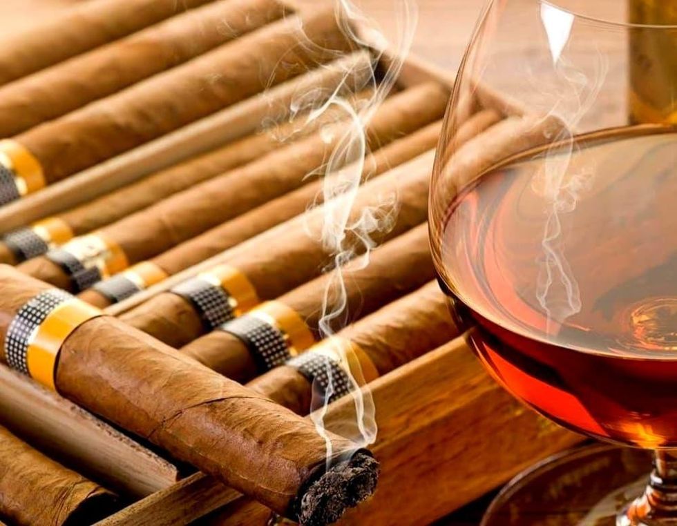 cigars whiskey