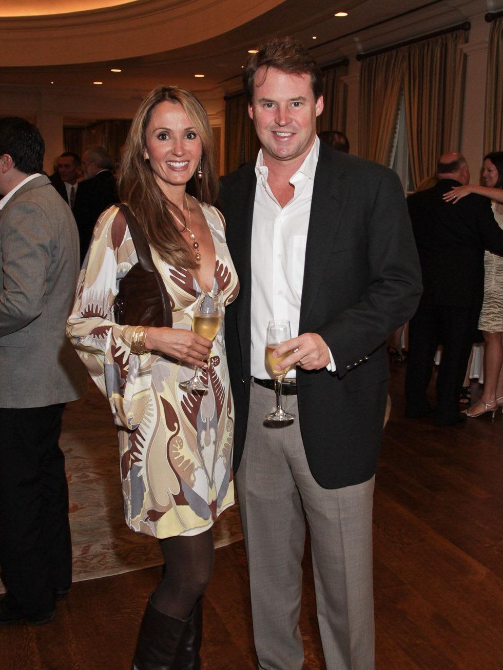Cindy and Clinton Farmer at the Best Cellars dinner.