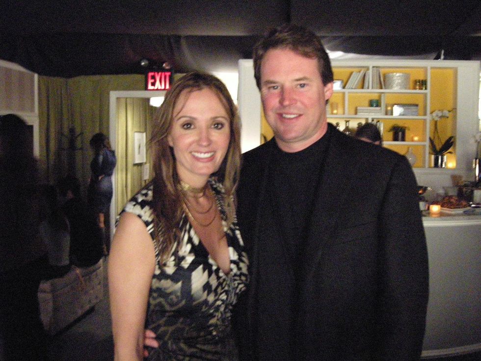 Cindy Garza Farmer, Clint Farmer, American Express Skybox, Mercedes-Benz Fashion Week, February 2013