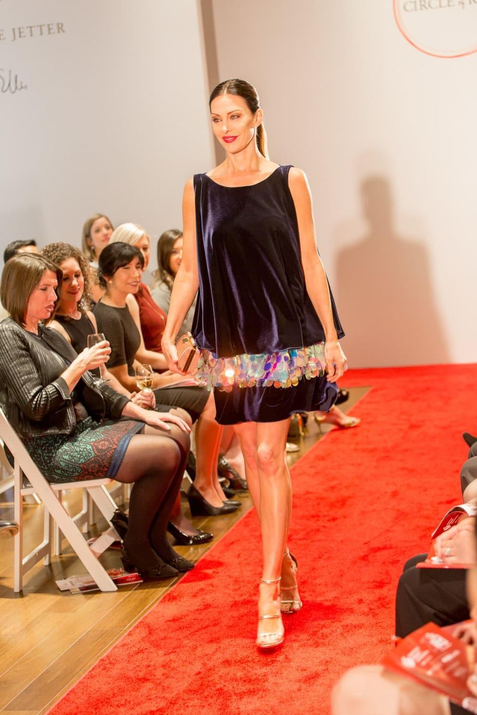 Circle of Red Talbot Runhof runway show