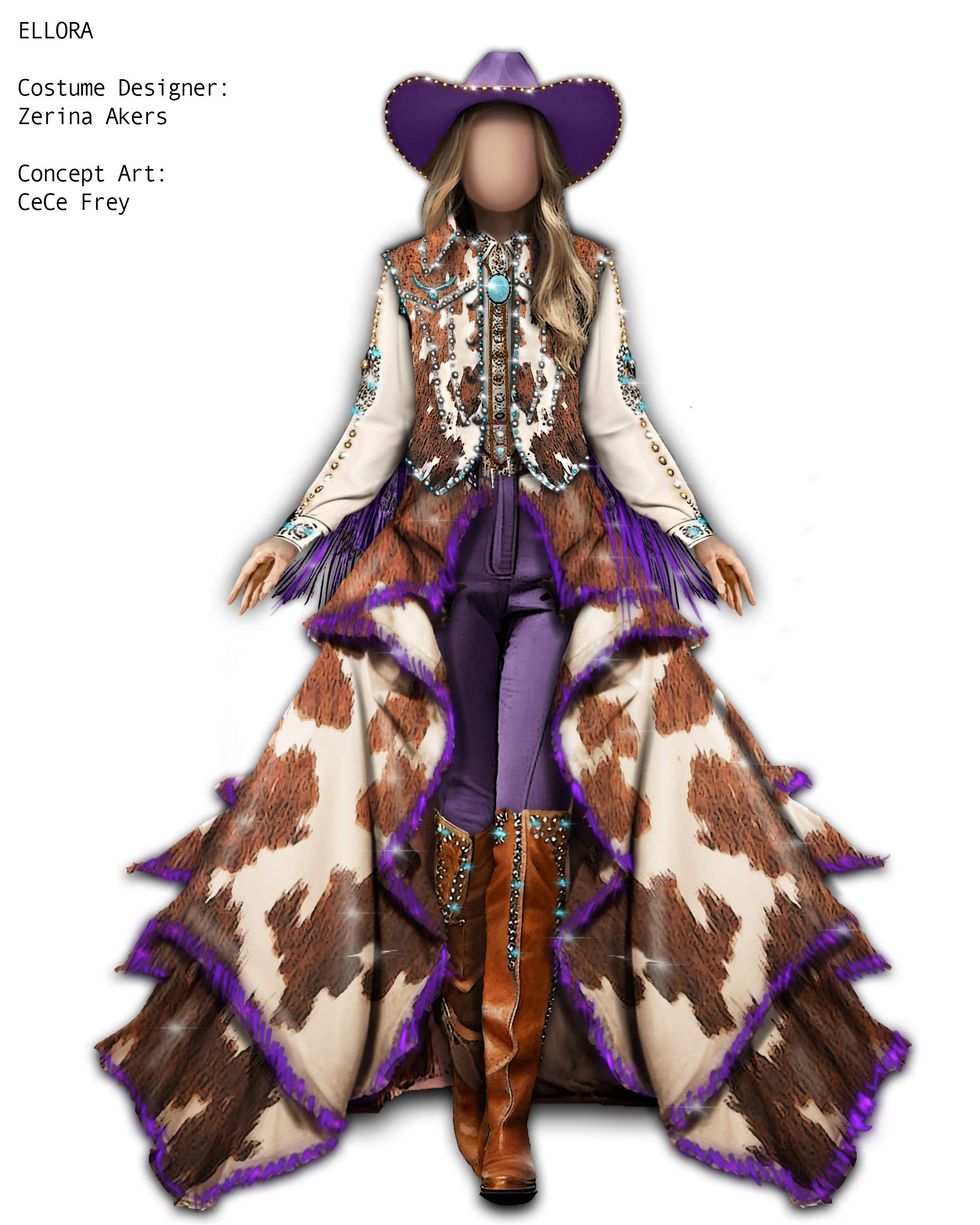 Cirque du Soleil Songblazers costume sketch