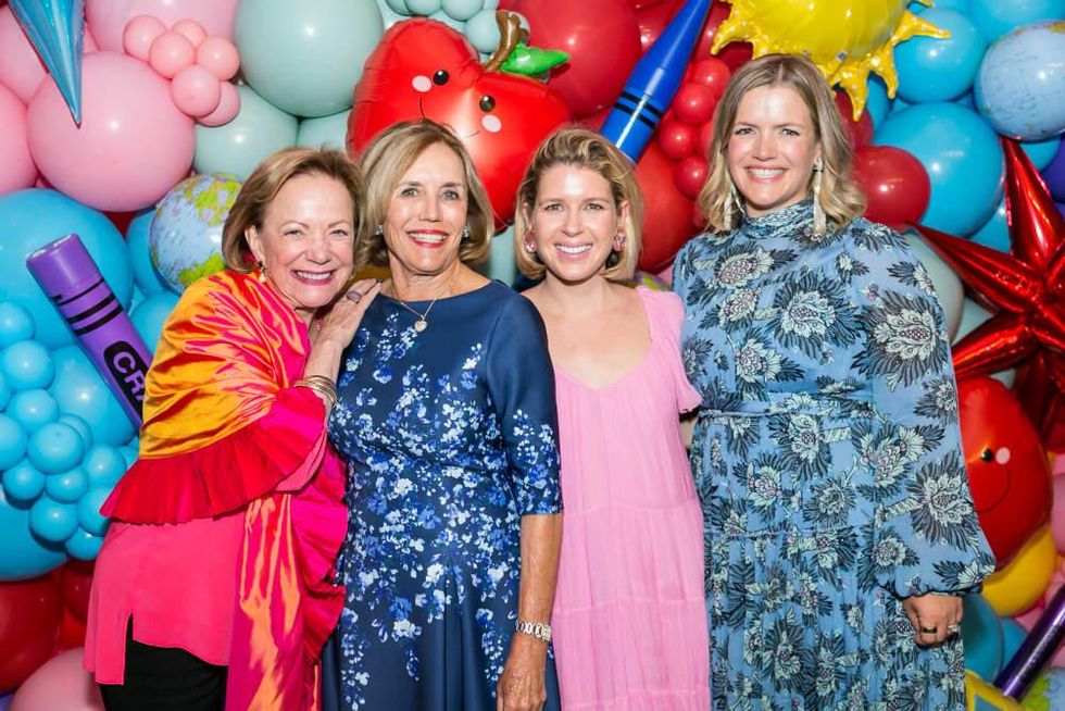 CIS Gala Stay in School 2022 _Sarita Hixon, Mary Craddock, Illa Gaunt, Cassie Milam