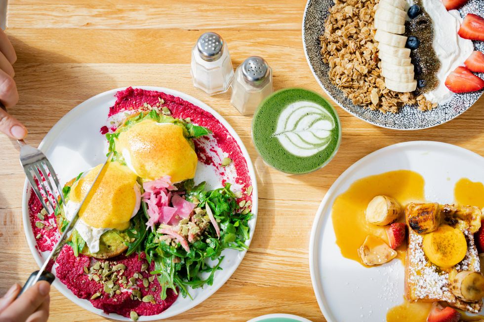 Citizens cafe breakfast spread